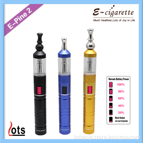 New Arrival E-Pine2 Vaporizer Smoking Device E Hookah VV Mod with 2200mAh Batteries